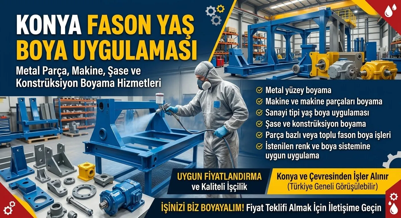 FASON METAL VE MAKİNE BOYAMA HİZMETİ