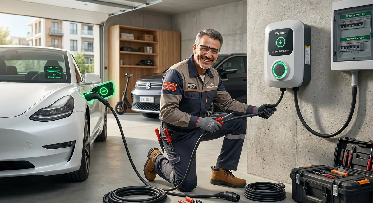 Elektrikli Araç Şarj istasyon Kurulumu