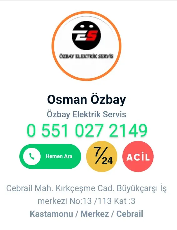 Elektrik tesisat ve arıza işleri