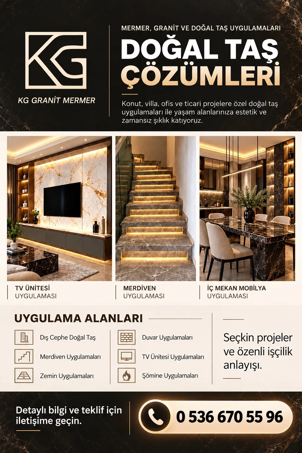 Mermer-Doğal Taş Uygulamaları