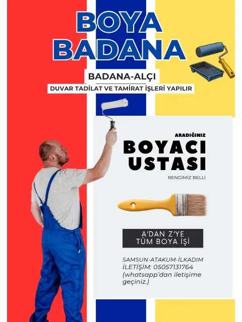 Boya-Badana-Alçı İşlemleri