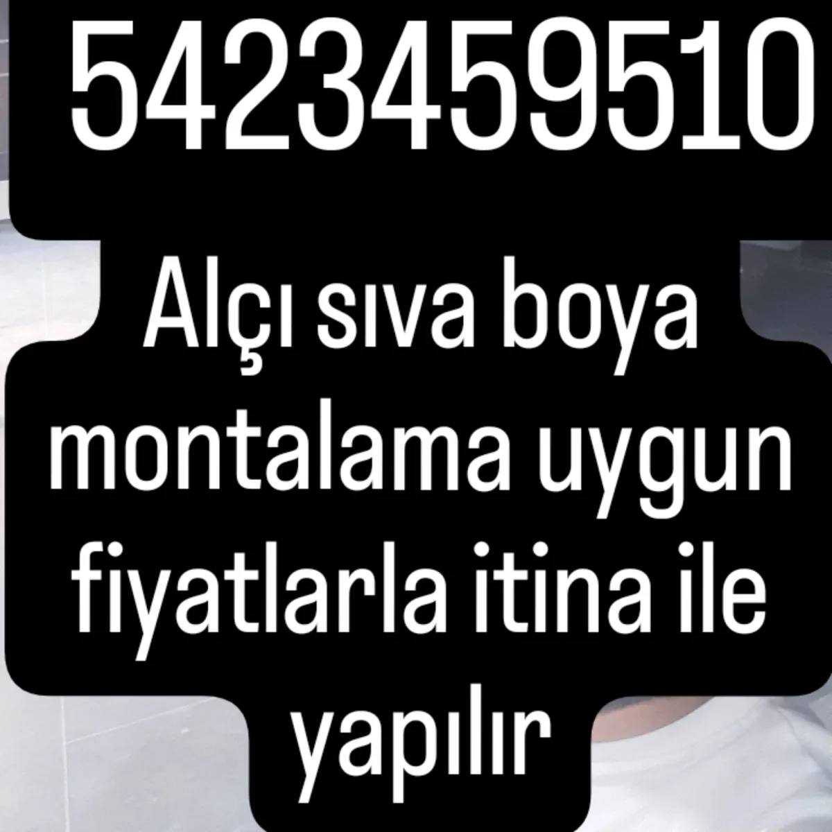 Ertaşlar dekorasyon alçı sıva montolama