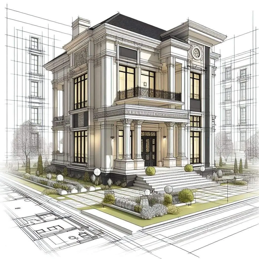Villa Tasarımı 3d Render Mimari Uygulama Projesi