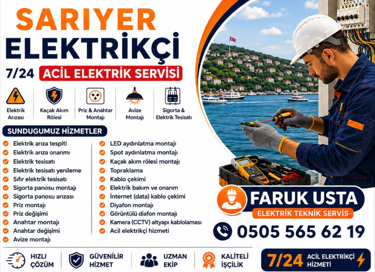 ⚡ FARUK USTA PROFESYONEL ELEKTRİK HİZMETİ