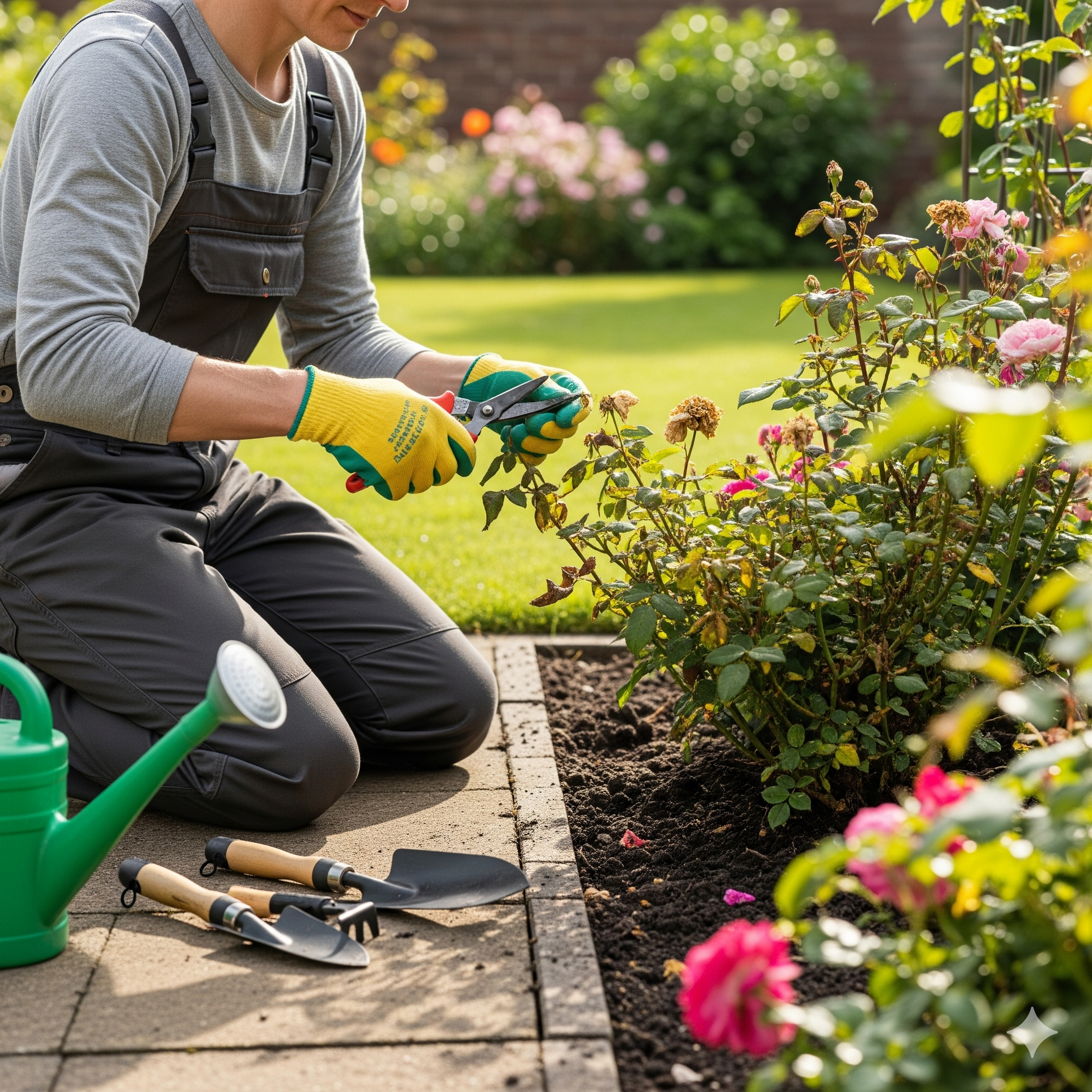 Bahçe bakımı astar boya peyzaj sulama sistemleri hazır çim
